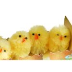KURCZACZKI 4SZT 5cm WIELKANOC - obrazek 3