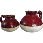 Duży dzban w stylu retro z ochronnymi gumkami na spodzie - obrazek 2