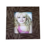 Ramka na zdjęcie stojąca kolor brązowy (imitacja skóry)