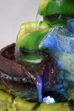 Stylowa Fontanna Domowa z Pompką Nawilżająca Powietrze 32x19 cm - obrazek 3