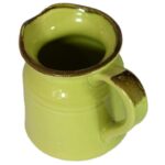 Dzbanek Czerwony z Czarnymi Akcentami, Efekt Ręcznej Roboty - obrazek 3