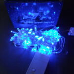 Komplet Niebieskich Lamp Choinkowych 100 LED - Zgodny z Normami UE, Odporny na Warunki Atmosferyczne, Z Programatorem 8 Funkcji, Długość 5m, Polska Dystrybucja - obrazek 3