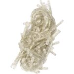 Zewnętrzne Lampki Choinkowe LED 100 szt. Niebieski Kolor światła, Biały Przewód, Kontroler 8 Funkcji, Zasilanie Sieciowe - obrazek 2