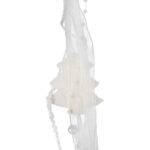 BIAŁA ZAWIESZKA DEKORACYJNA CHOINKA Z WŁÓCZKI 70 CM - obrazek 3