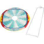 JAJKO LAMPION PAPIEROWY ROZKŁADANY 25CM NIEBIESKI II - obrazek 2