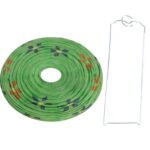 JAJKO LAMPION PAPIEROWY ROZKŁADANY 25CM ZIELONY - obrazek 2