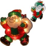 BOŻONARODZENIOWA DEKORACJA ŚWIETLNA- MIKOŁAJ 22 CM