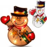 BOŻONARODZENIOWA DEKORACJA ŚWIETLNA- BAŁWAN 19 CM