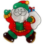 BOŻONARODZENIOWA DEKORACJA ŚWIETLNA- MIKOŁAJ 22 CM - obrazek 2