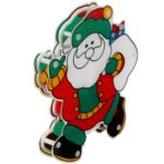 BOŻONARODZENIOWA DEKORACJA ŚWIETLNA- MIKOŁAJ 22 CM - obrazek 3