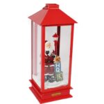 Dekoracja świetlna LED Latarnia z wirującym śniegiem i muzyką - obrazek 2