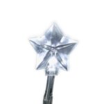 Lampki choinkowe 25 led gwiazdki na baterie zimny biały - obrazek 3