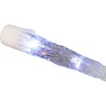 Lampki zewnętrzne Sople Płynące 24 sztuki 72 LED Stalaktyty barwa zimna biała - obrazek 3