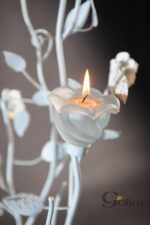 Świecznik duży biały [9M825] - obrazek 2