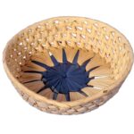 Koszyczek na pieczywo okrągły 20cm niebieski