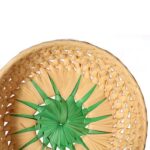 Koszyczek na pieczywo okrągły 20cm zielony - obrazek 2