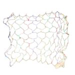 Multikolorowa Kurtyna Świetlna 120 LED z Efektem Flash, Wymiary 1.2 x 1m, Zasilanie Sieciowe