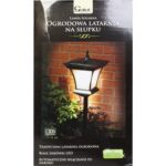 Oświetlenie ogrodowe typu latarnia na słupie - obrazek 3