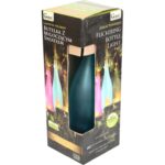 Niebieska Butelka Dekoracyjna z Solarnym Źródłem Światła - obrazek 2