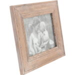 Postarzana Drewniana Ramka na Zdjęcie 16 x 20.5 cm z Jasnym Brązowym Wykończeniem - obrazek 3