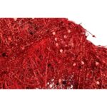 Dzwon z sizalu czerwony z  brokatem 27cm - obrazek 2