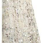 Biała Choinka Stożkowa z Sizalu i Igielcem 60cm - Dekoracja Świąteczna - obrazek 3