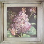 Obraz Vintage z Efektem Postarzania, Część Trzypłatowej Kolekcji