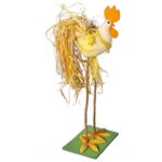 Kogut z sizalu stojący pomarańczowy 30cm