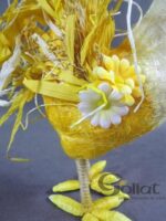 Żółty Kogut z Sizalu - Stojący, Wielkość 30x28cm - obrazek 3