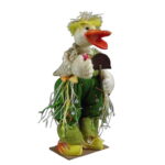 Duży Sizalowo-Materiałowy Kaczor z Pomarańczowym Dziobem i Łopatą