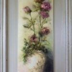 Obraz kompozycja z różami 1 w rozmiarze 30 x 56 cm