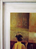 Postarzany Obraz Dwóch Kobiet o Wymiarach 46 x 56 cm - obrazek 2