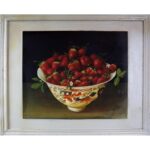 Postarzany Obraz z Owocami Truskawki 46 x 56 cm - Edycja Limitowana