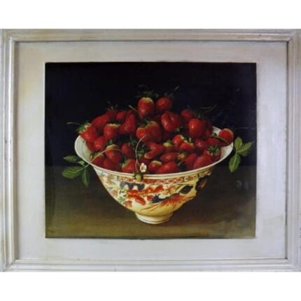 Postarzany Obraz z Owocami Truskawki 46 x 56 cm - Edycja Limitowana