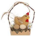 KURAZ JAJKAMI KOSZYCZEK STROIK WIELKANOCNY - obrazek 2