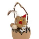 KURAZ JAJKAMI KOSZYCZEK STROIK WIELKANOCNY - obrazek 3