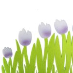 Serweta podkładka wielkanocna II fioletowa - obrazek 2