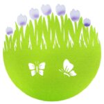 Serweta podkładka wielkanocna II fioletowa