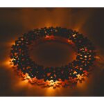 WIANEK WIOSENNY WIELKANOCNY Z OŚWIETLENIEM LED DREWNIANY - obrazek 3