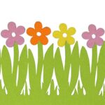 Serweta Filcowa Wielkanocna 41x30 cm - Zielony Podkładek Deserowy Wielokrotnego Użytku - obrazek 2