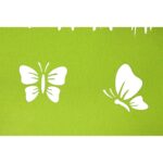 Zielona Serweta Filcowa z Motylkiem - Okrągła Podkładka Wielkanocna Ø35cm - obrazek 3