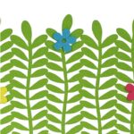 Podkładka deserowa wiosenna zielona 41x30 cm - obrazek 2