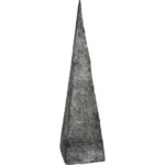 Czarno-Srebrna Choinka Stożkowa z Sizalu 40 cm