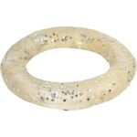 Kremowe Koło Z Sizalu do Zawieszenia - Dekoracja Świąteczna 38 cm - obrazek 2