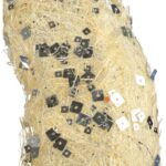 Kremowe Koło Z Sizalu do Zawieszenia - Dekoracja Świąteczna 38 cm - obrazek 3