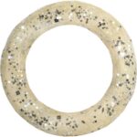 Kremowe Koło Z Sizalu do Zawieszenia - Dekoracja Świąteczna 38 cm