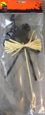 Czarny Flauszowy Kotek na Pik z Wstążką i Siankiem - obrazek 3