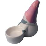 Ceramiczna ozdoba świąteczna BAŁWAN z podstawką na tealight - obrazek 3