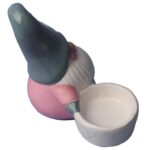 Ceramiczna ozdoba świąteczna MIKOŁAJ z podstawką na tealight - obrazek 3