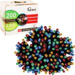 Lampki choinkowe LED multikolor z zasilaniem sieciowym, 200 sztuk - do użytku wewnętrznego